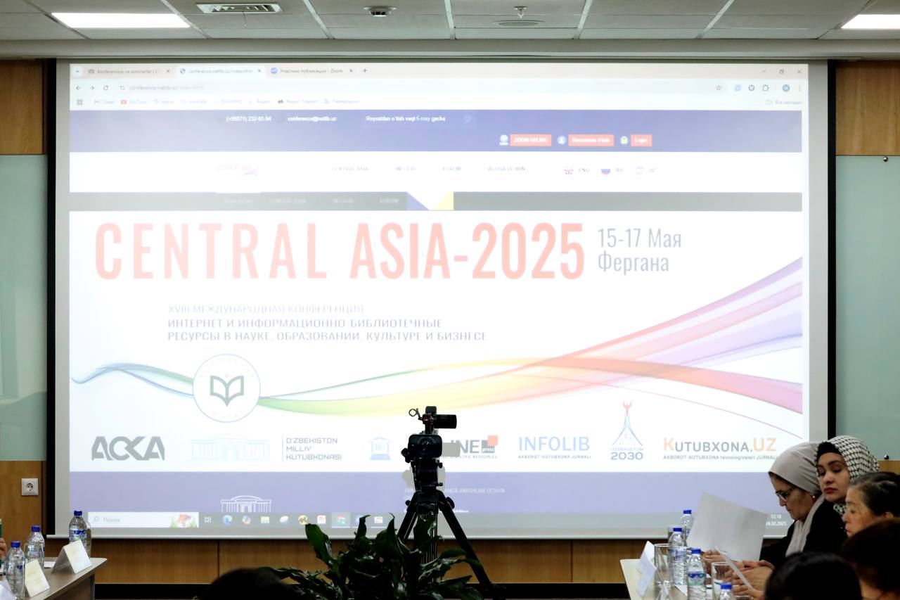 "Central Asia - 2025” XVIII Xalqaro konferensiyasiga tayyorgarlik ishlari boshlandi