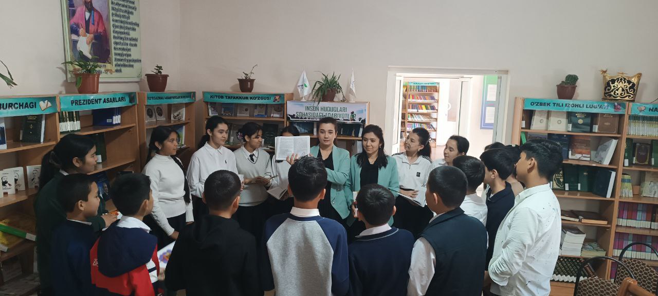 Oʻzbekiston_kitobxonlar_yurti Kutubxonaga_sayohat