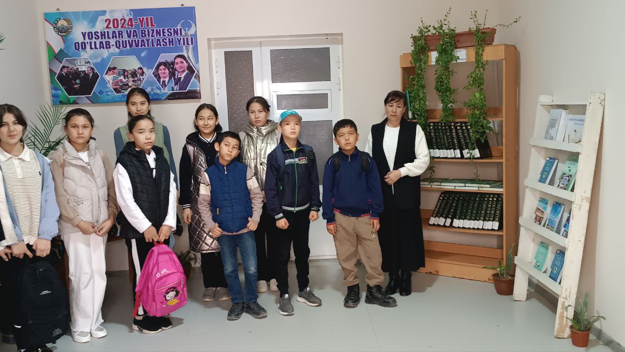 G'allaorol tumani axborot-kutubxona markazida tumandagi Barkamol avlod bolalar markazi Ingliz tili fanidan tayyorlov  guruhi tarbiyalanuvchilari uchun kutubxona bo‘ylab sayohat uyushtirildi.