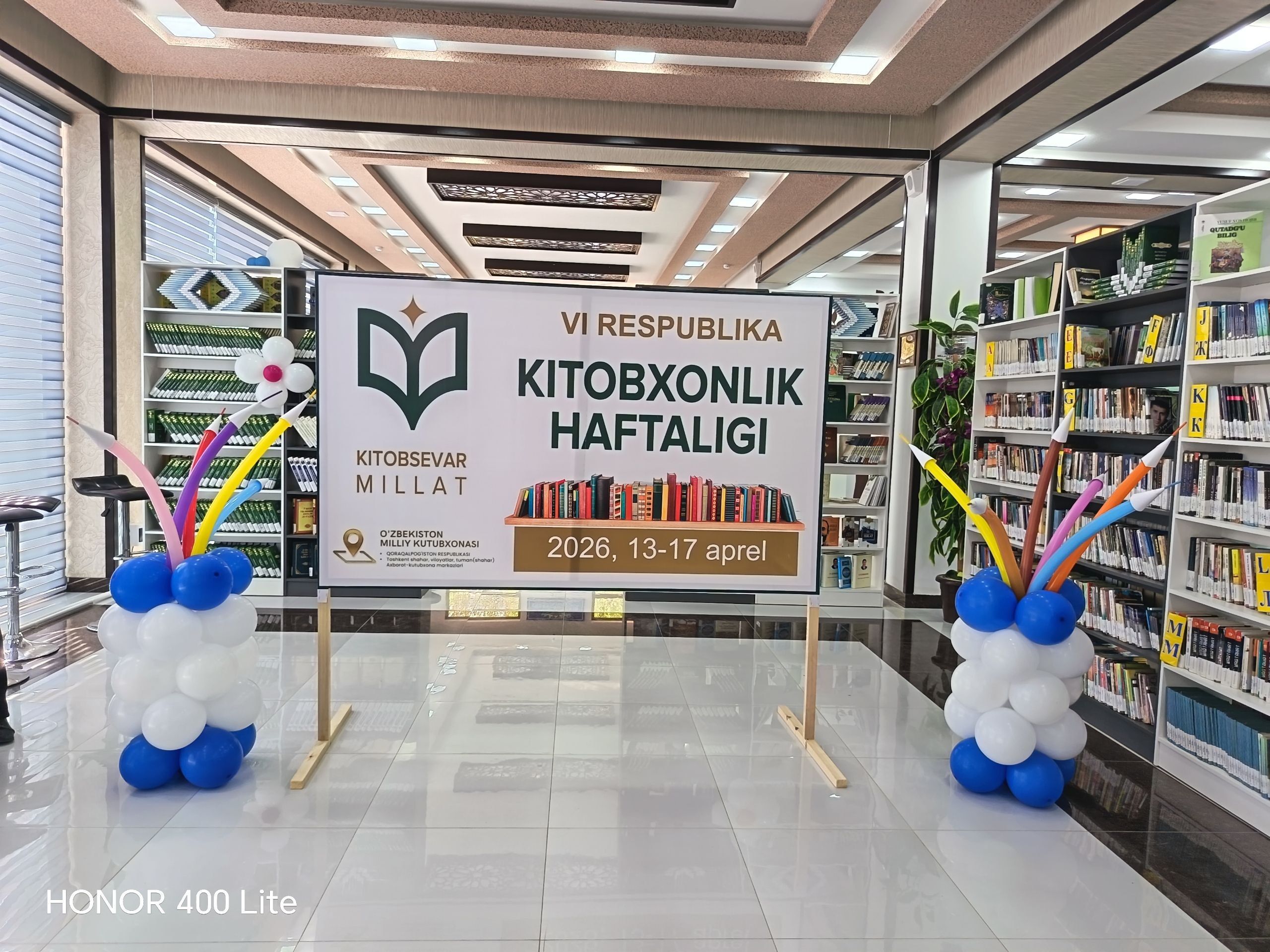 “Kitobsevar millat” shiori ostida o‘tkazilayotgan VI Kitobxonlik haftaligi boshlandi!