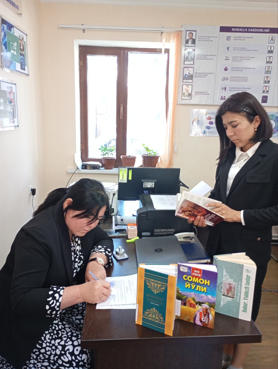 Samarqand MFY markazida Ko'chma kutubxona tashkil qilindi