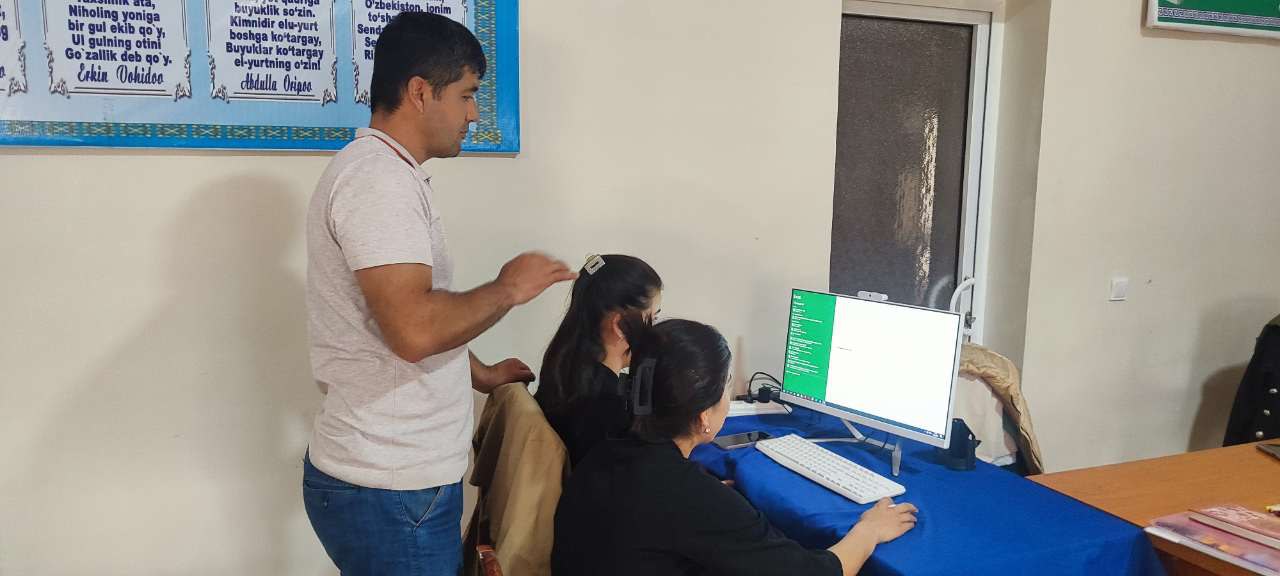 Kompyuter savodxonligini oshirish maqsadida "Slaydlar tayyorlash"